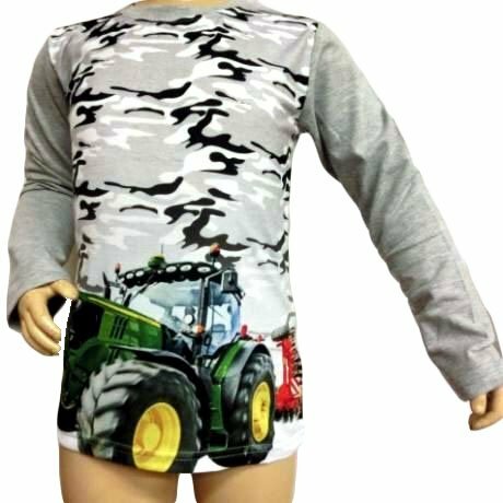 Trekker Shirt John Deere Grijs