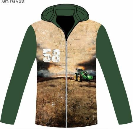 Vest JOHN DEERE Groen, maat 92