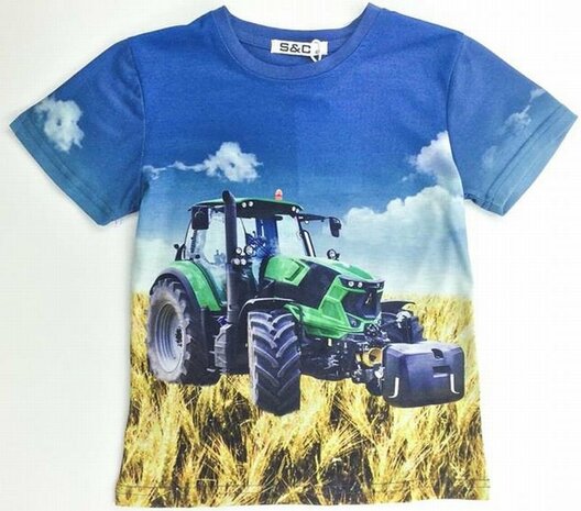 Tshirt Trekker (DEUTZ) Jongens Blauw