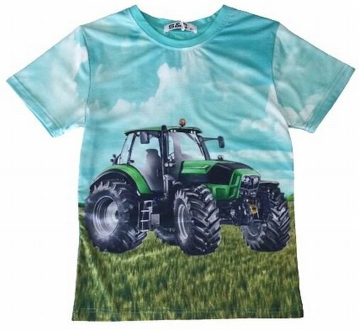 TShirt Trekker DEUTZ Jongens Turquoise