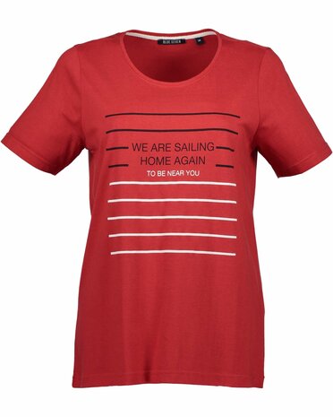 Blue Seven Tshirt Dames Rood