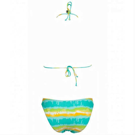 Bikini Dames Aqua / Geel