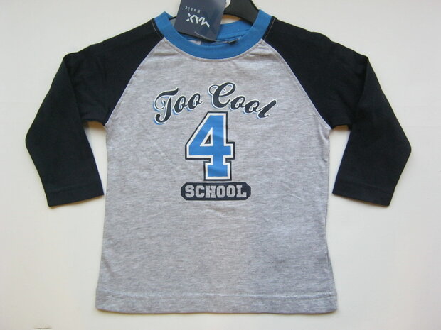 Shirt jongens grijs