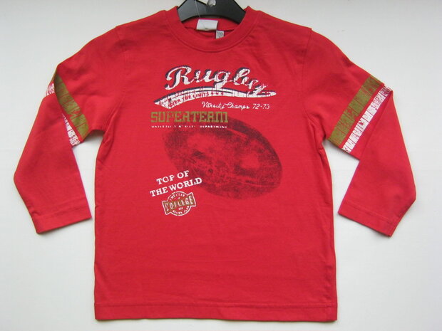 BLUE SEVEN shirt rood jongens