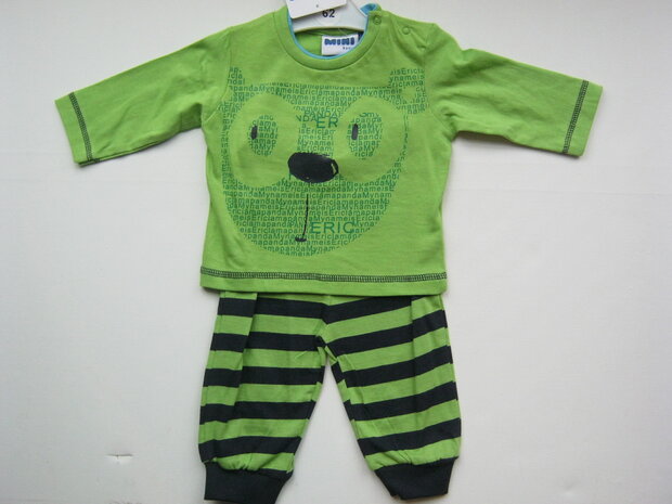 Pyjama Groen, maat 80