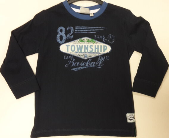Blue Seven Shirt Jongens Donkerblauw