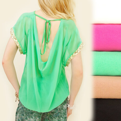 Blouse Dames Camel, ONE SIZE