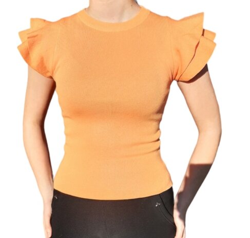 Tshirt Dames Oranje