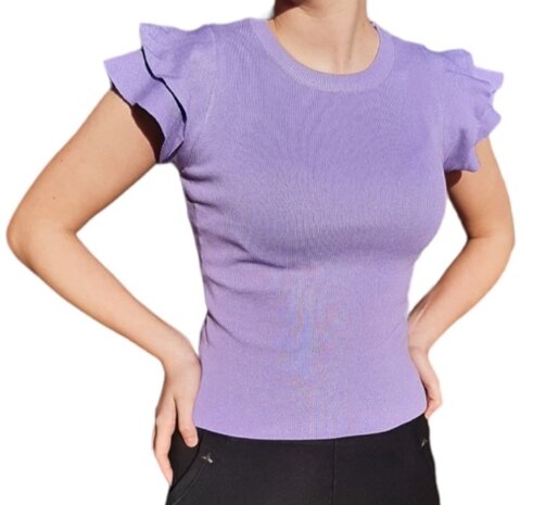 Tshirt Dames Lila