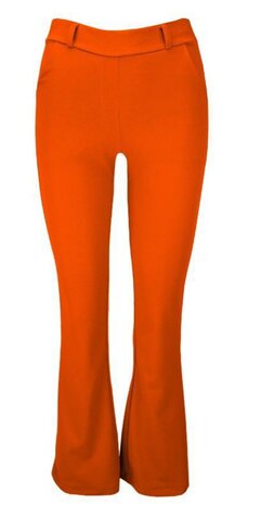 IZ NAIZ Flair Pants Dames Oranje