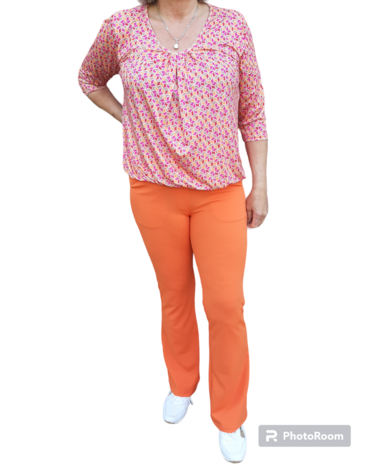 IZ NAIZ Flair Pants Dames Oranje