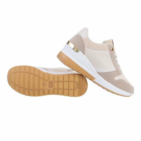 Sneakers Dames Beige / Taupe