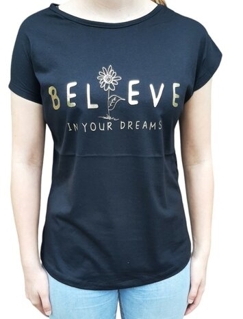 Tshirt Dames Zwart