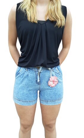 Jeans Short Dames Lichtblauw