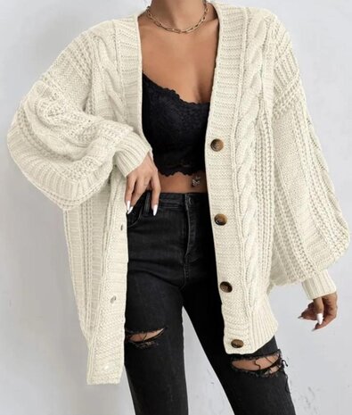 Vest Dames Beige, ONE SIZE