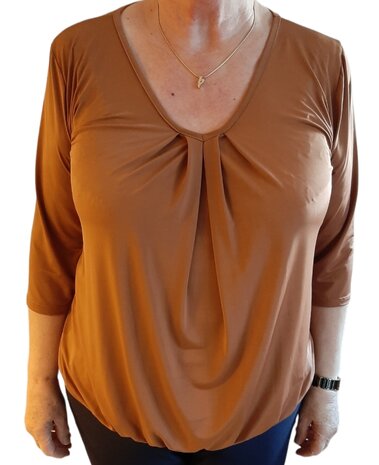 IZ NAIZ SHIRT Dames Camel