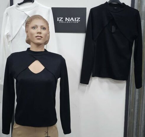 Iz Naiz Look Look Shirt Zwart