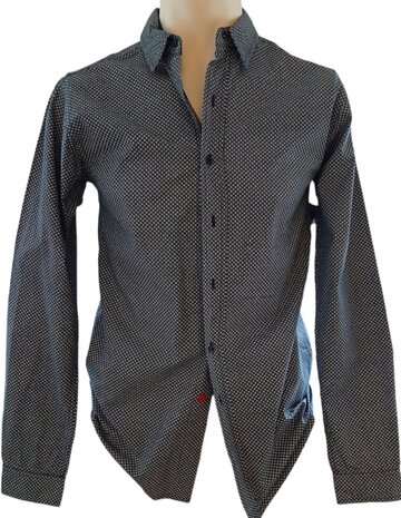 Blouse Heren Donkerblauw, maat S of 164/170