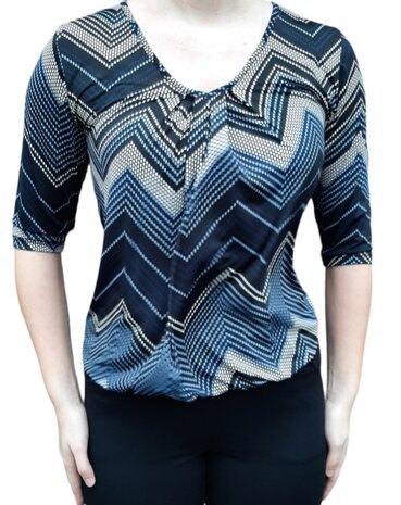 IZ NAIZ SHIRT Dames Donkerblauw