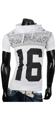 Tshirt Heren Wit, maat XL