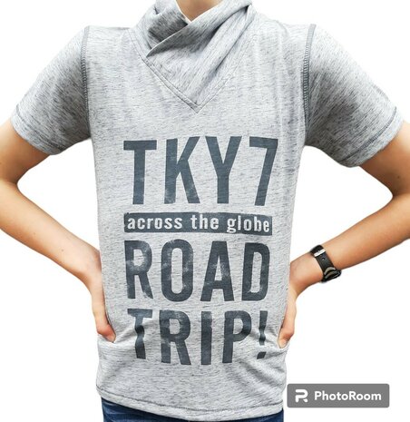 Blue Seven Tshirt Grijs, maat 140