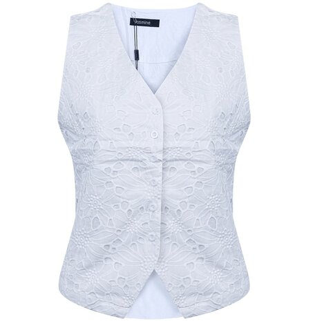Gilet Dames Wit