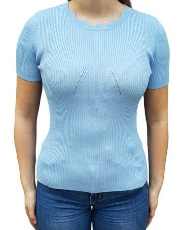 Tshirt Dames Lichtblauw