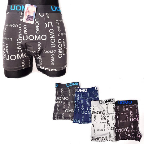UOMO Naadloze Herenboxers ANTRACIET