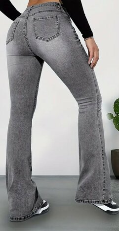 Flair Jeans Dames Grijs