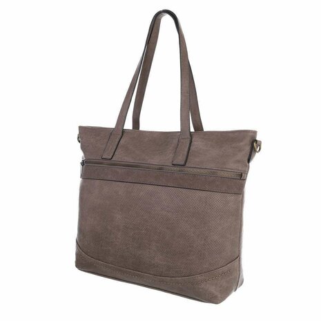 Middengrote Tas Taupe