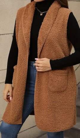 Gilet Dames Camel