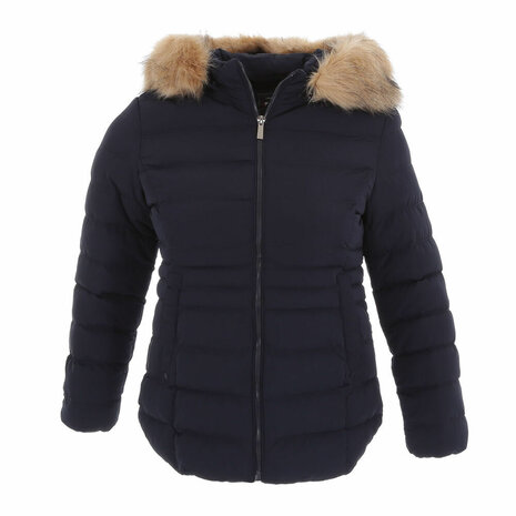 Winterjas Dames Donkerblauw