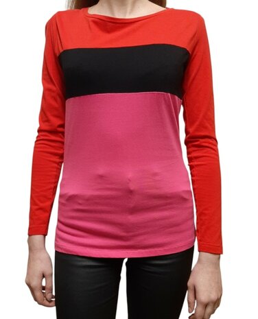 BLUE SEVEN shirt Rood, maat S