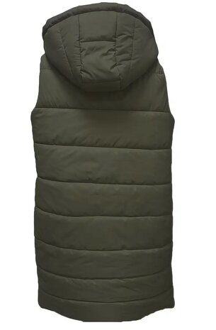 Lange Bodywarmer LEGERGROEN, maat M