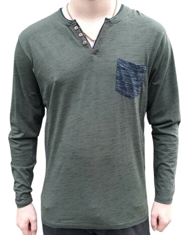 Shirt Heren Donkergroen