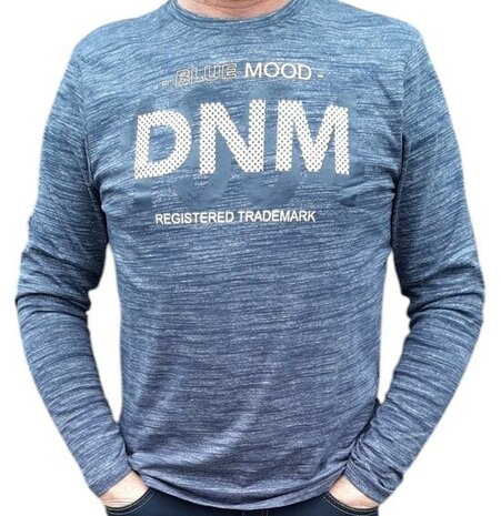 BLUE SEVEN Heren Shirt Donkerblauw