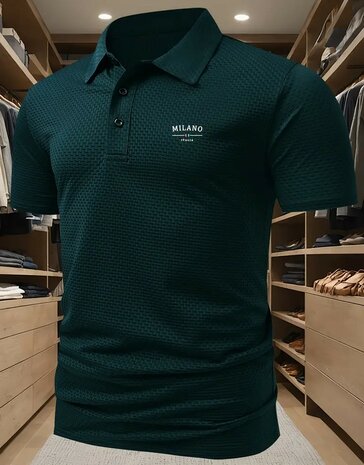 Polo Tshirt Heren Donkergroen