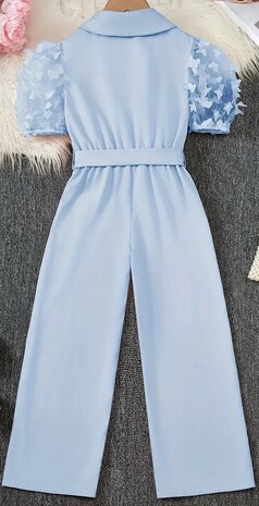 Jumpsuit meisjes Lichtblauw
