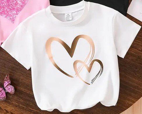 Tshirt Hart Wit