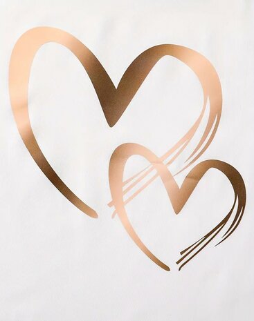 Tshirt Hart Wit