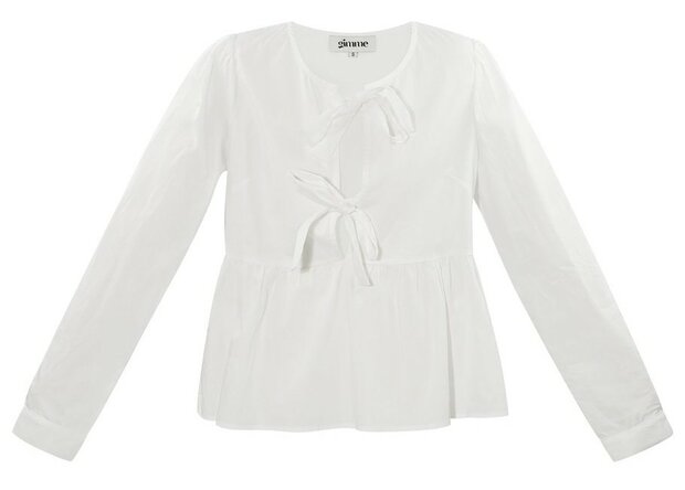 Blouse Strikjes WIT