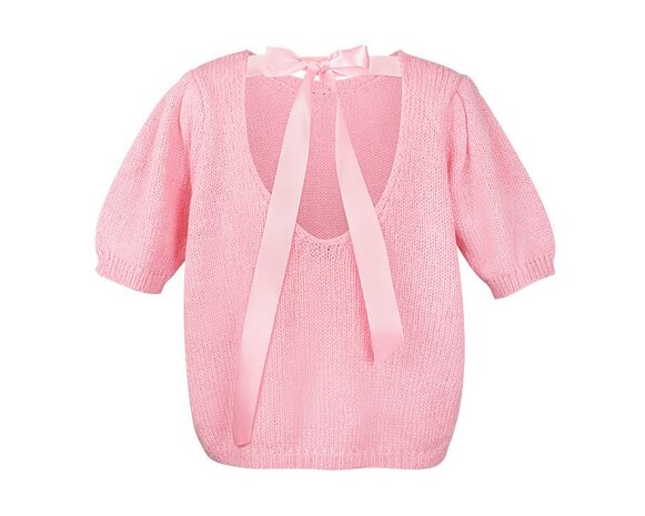 Truitje met Strik Achter Roze