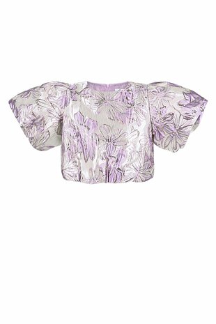 Bloemen Top CHAMPAGNE
