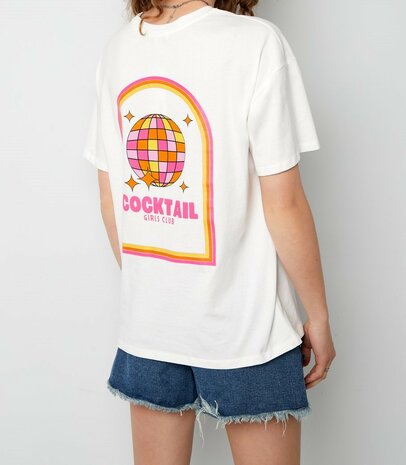 Tshirt COCKTAIL Wit