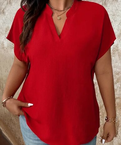 Tshirt Dames Rood, 