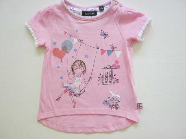 Blue Seven T-Shirt Baby Roze 5