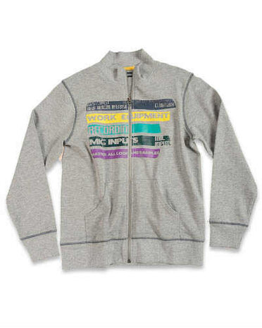 Blue Seven Vest Jongens Grijs Maat 152