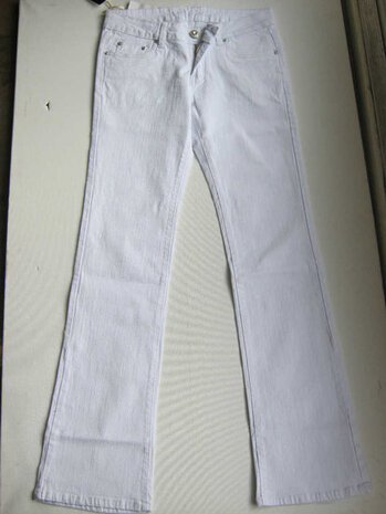 Jeans Hot Bottom Wit, maat 40