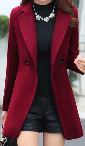Winterjas Rood
