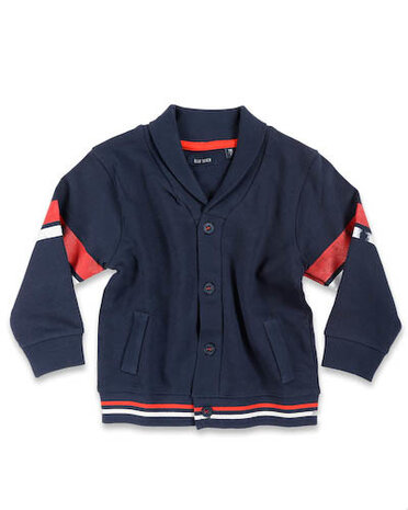 Blue Seven Vest Jongens Donkerblauw Maat 98